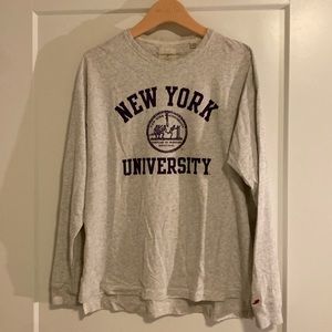 NYU long sleeve shirt